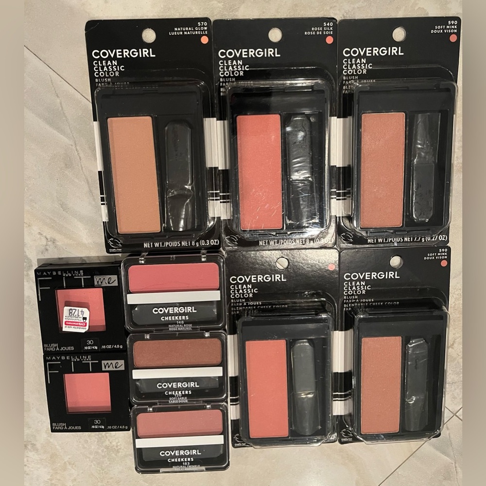 NEW! 8 CoverGirl & 2 Maybelline Blush
